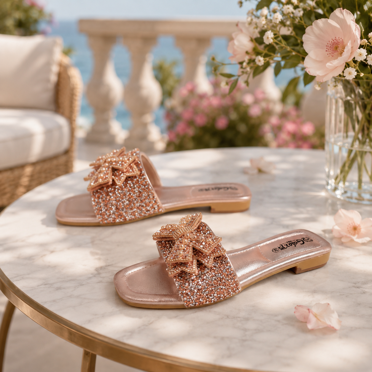 👡 Mavonn Crystal Grace Slide ✨