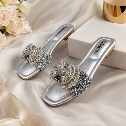 👡 Mavonn Crystal Rosé Slide