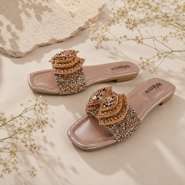 👡 Mavonn Crystal Rosé Slide