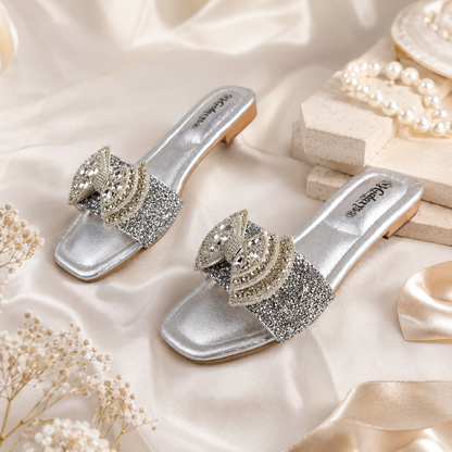 👡 Mavonn Crystal Rosé Slide