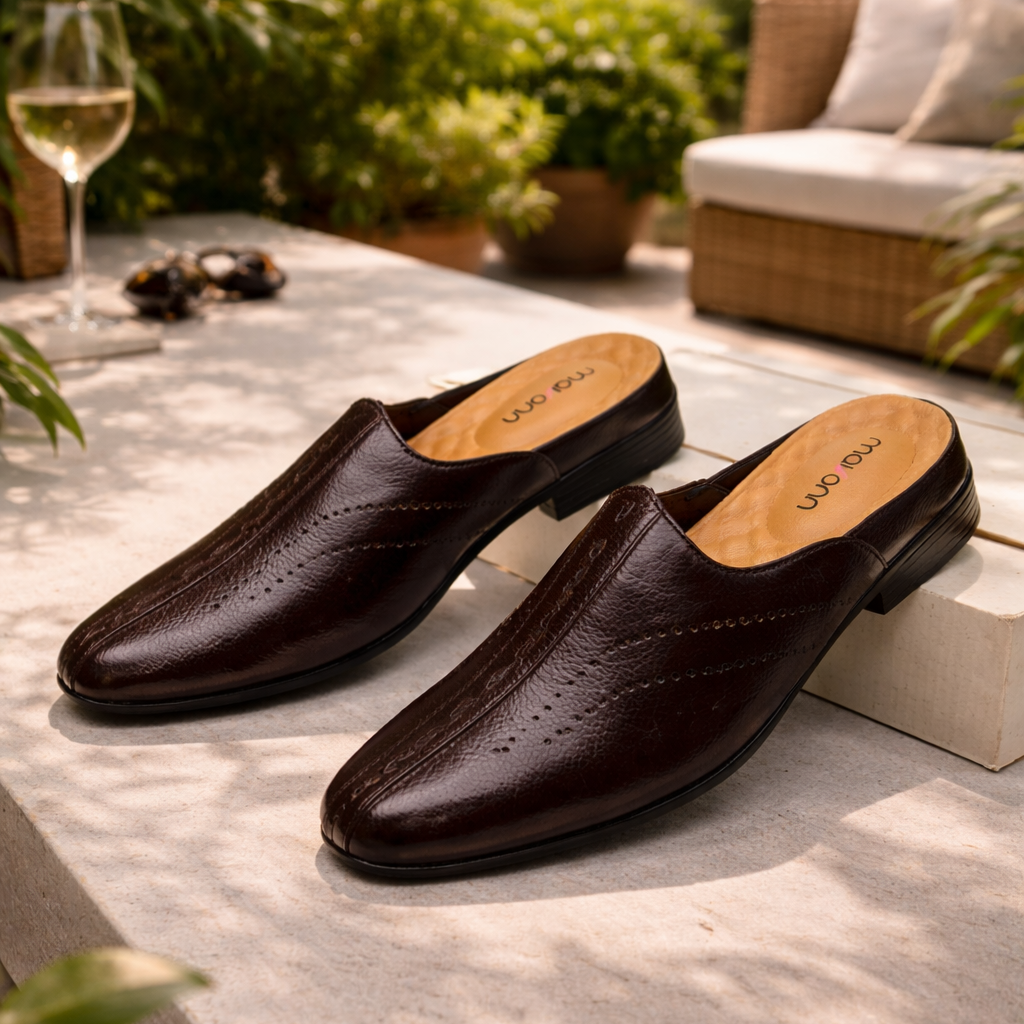 Mavonn Elite Leather Formal Mule 👞