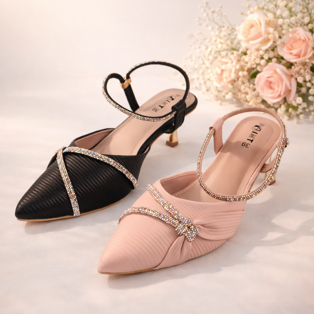 Mavonn Sparkle Strap Heel 👠