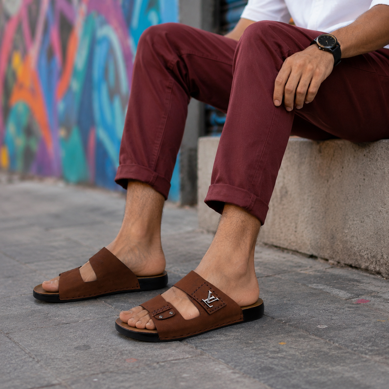 👞 Mavonn AeroStep Sandal— OG Leather