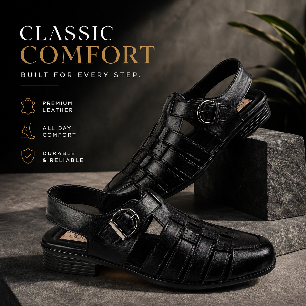 👞 Mavonn Classic Strap Sandal ✨