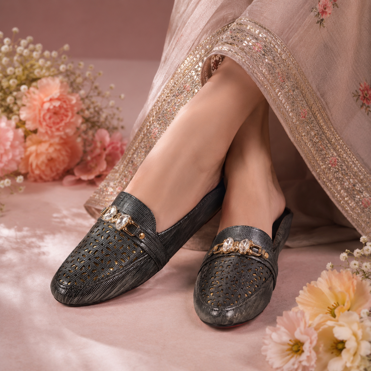 👡 Mavonn Velvet Grace Sandal ✨