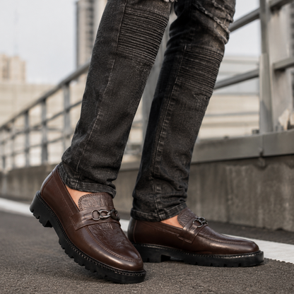 👞 Mavonn Prestige Chunky Leather Loafer