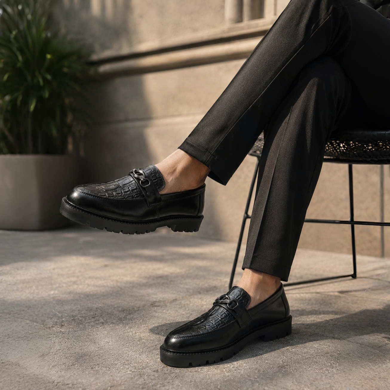 👞 Mavonn Prestige Chunky Leather Loafer
