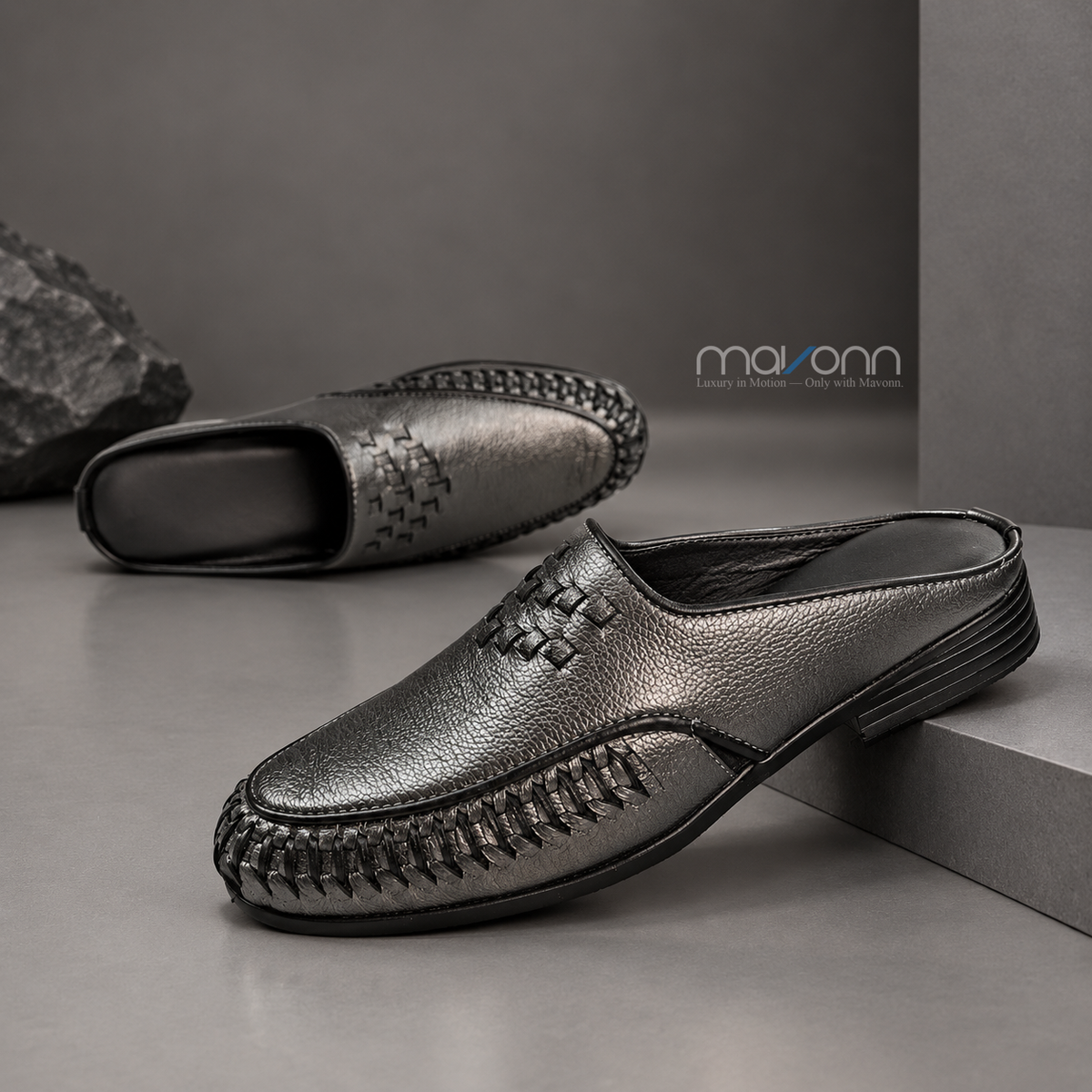 👞 Mavonn Heritage Crafted Half Shoe