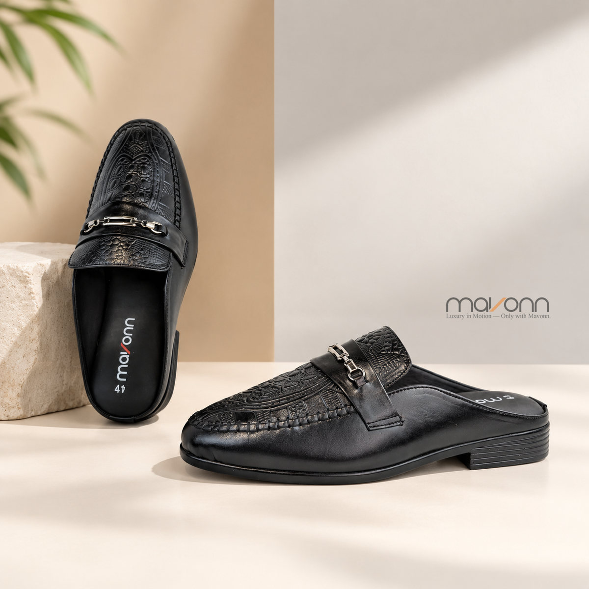👞 Mavonn Regal Croc Mule — OG Leather