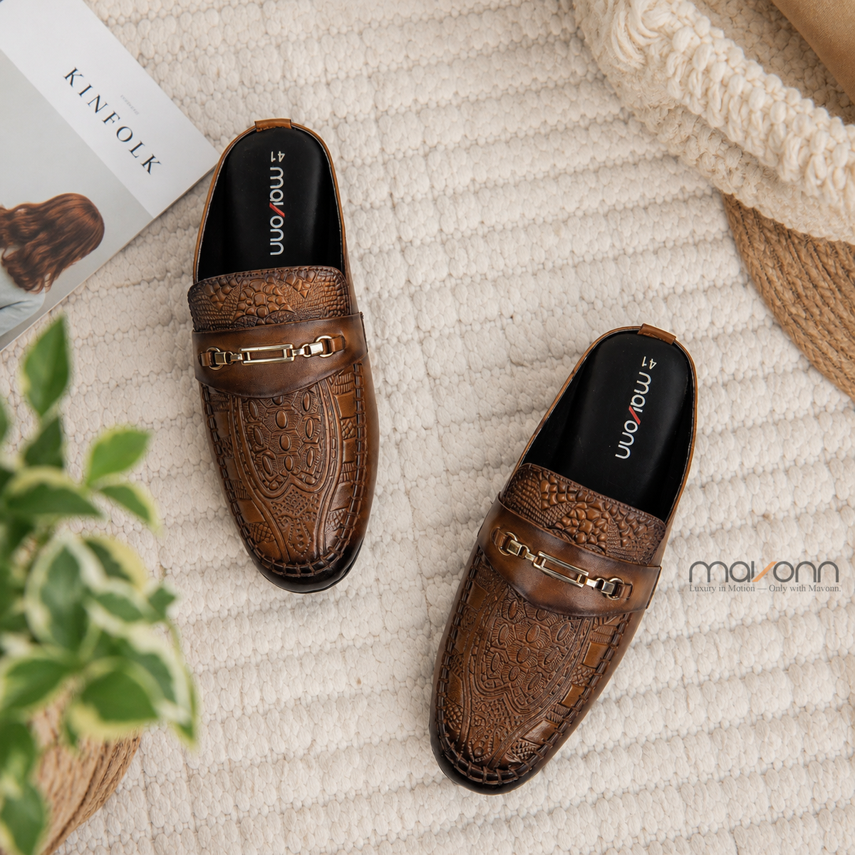 👞 Mavonn Regal Croc Mule — OG Leather