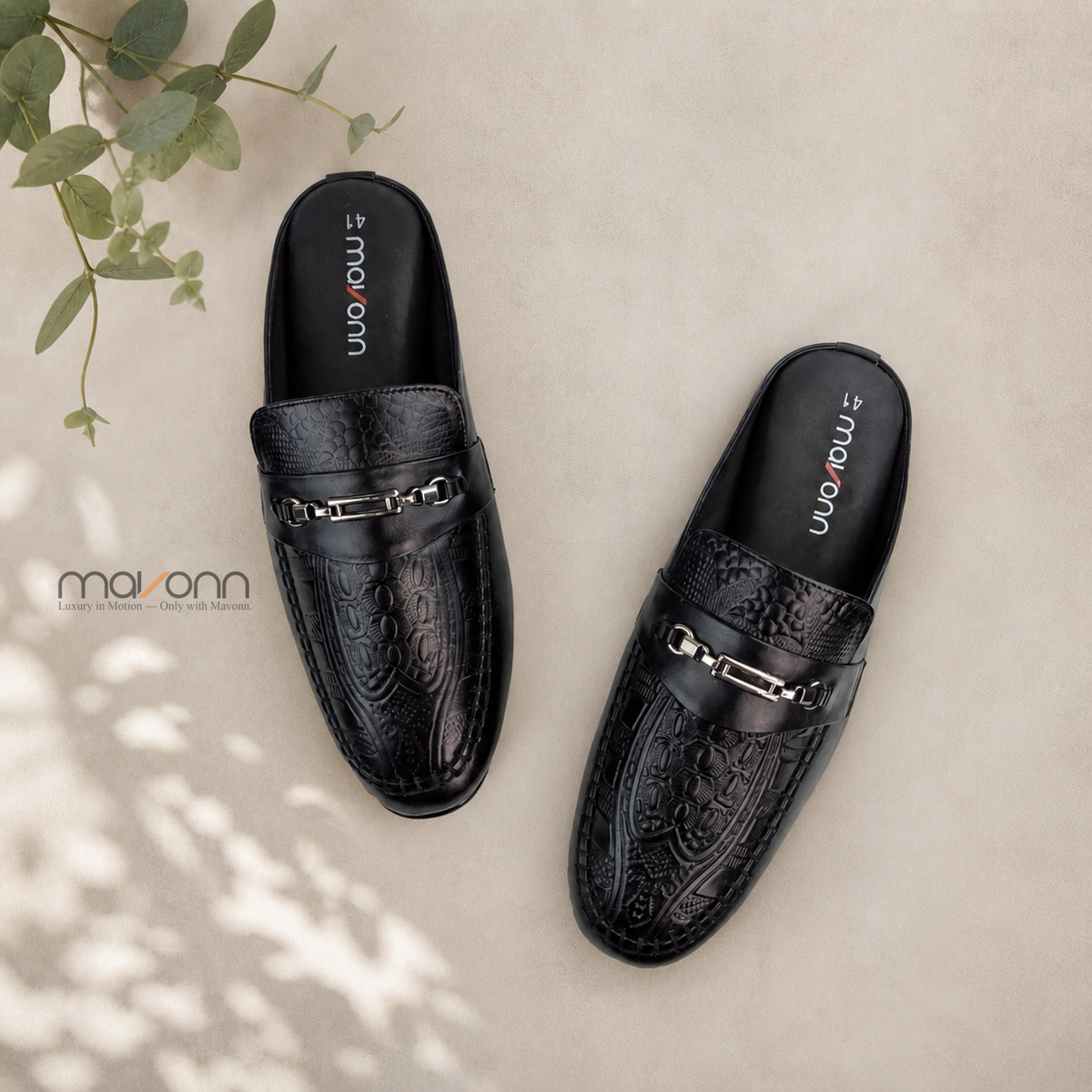 👞 Mavonn Regal Croc Mule — OG Leather