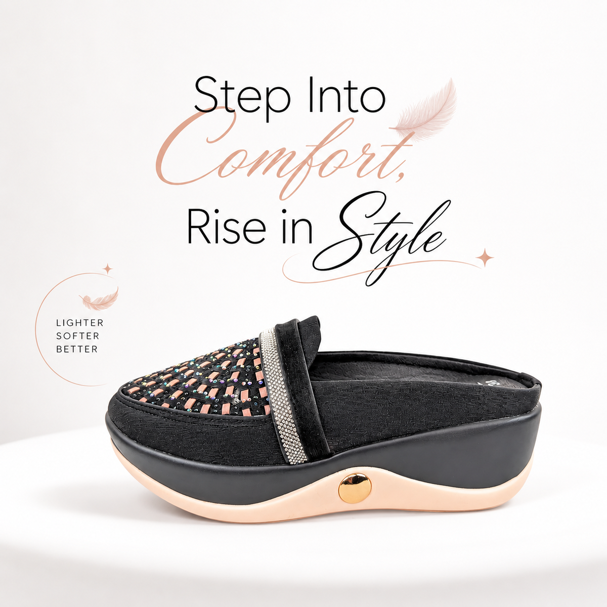 🌸 Mavonn RoseLift Comfort Wedge