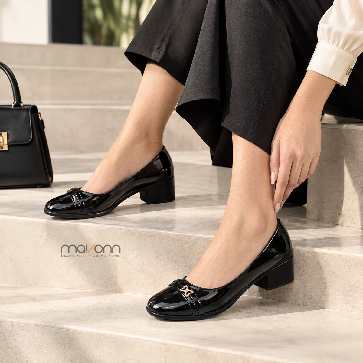 👠 Mavonn GraceStep Pump Heel