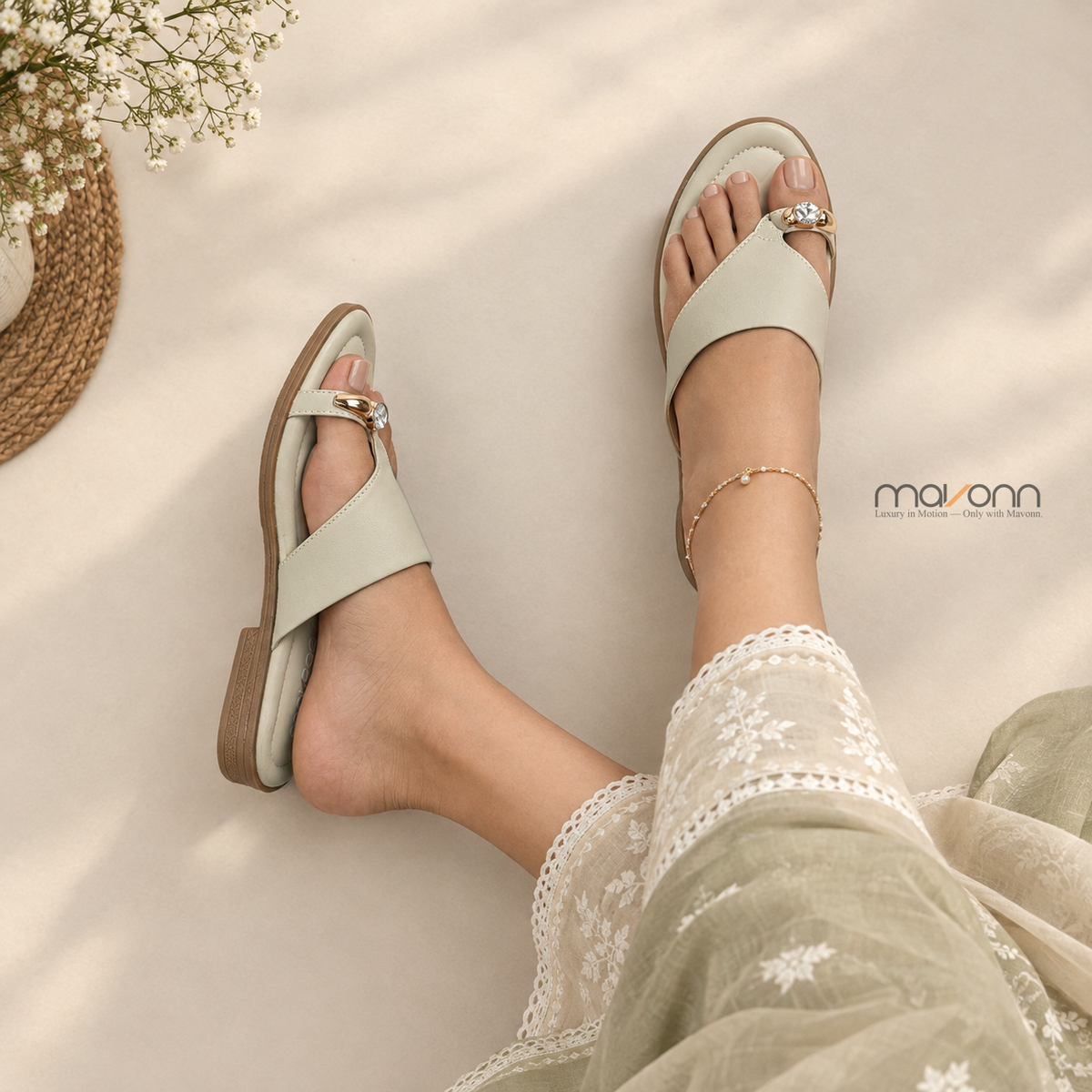 🌸 Mavonn Soft Pearl Flats