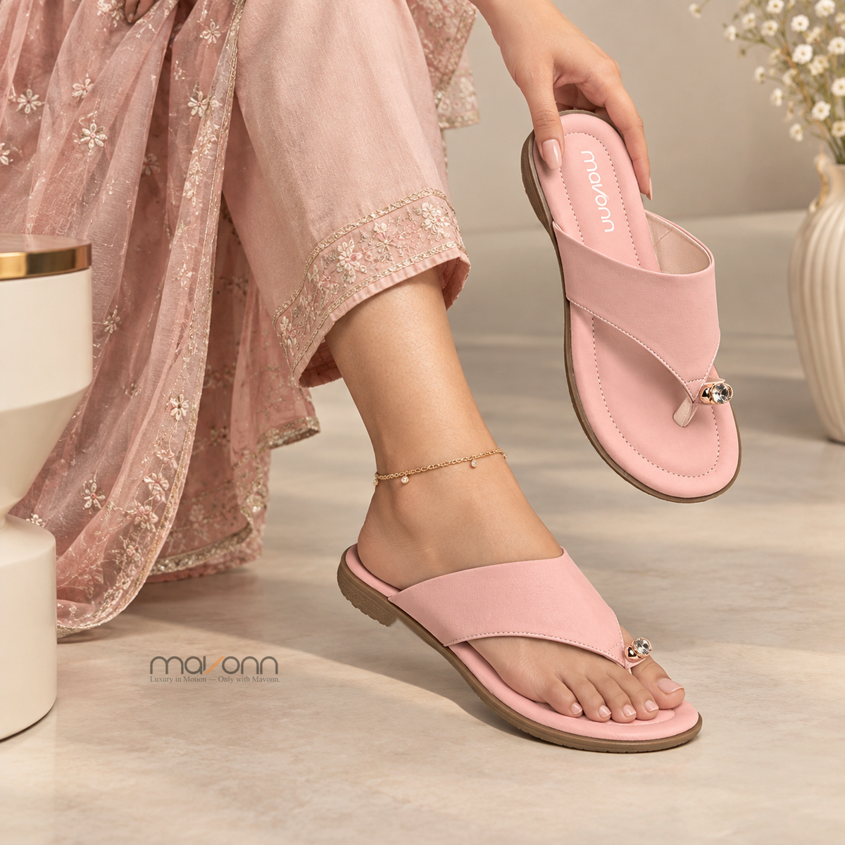 🌸 Mavonn Soft Pearl Flats