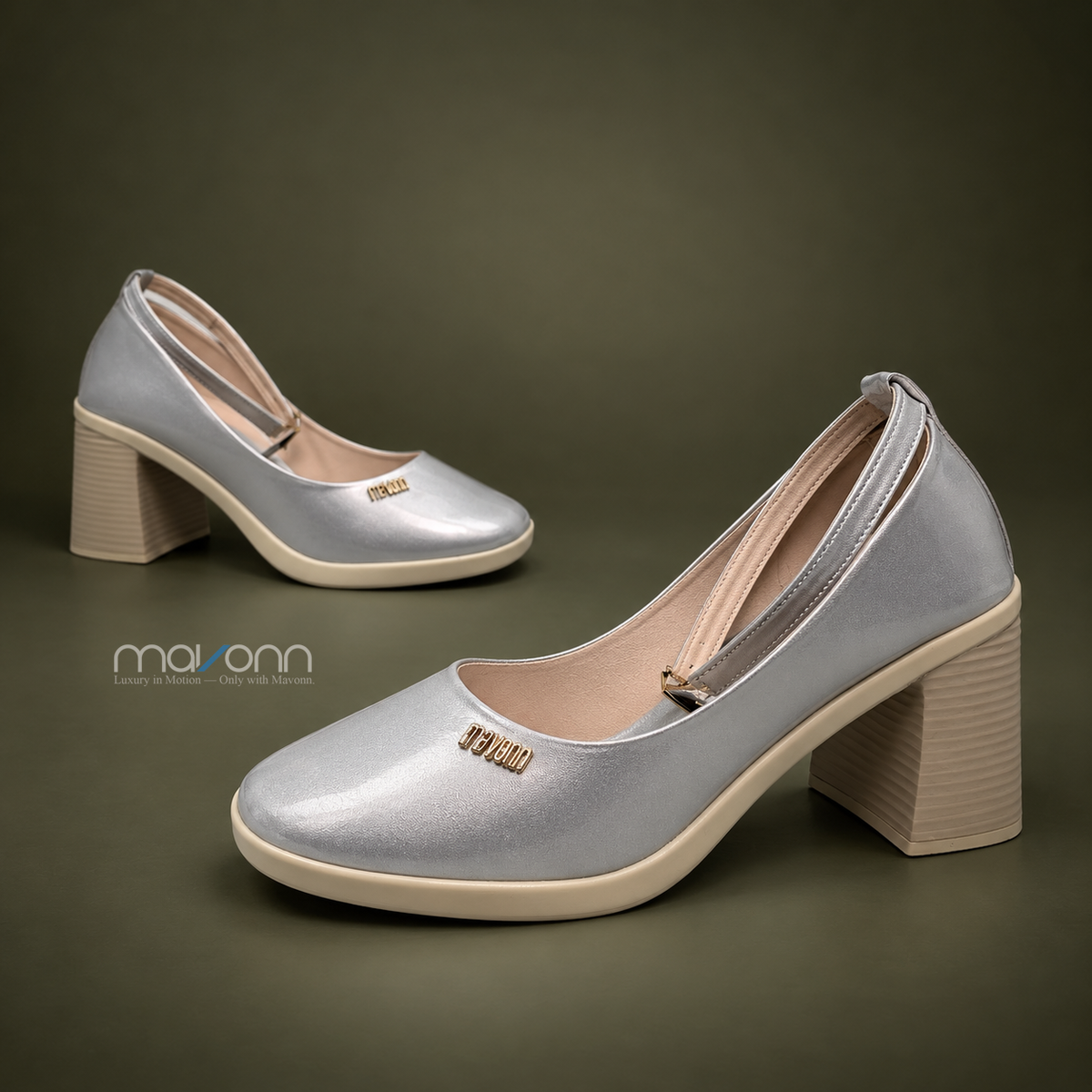 👠 Mavonn LuxeStep Pump Heel