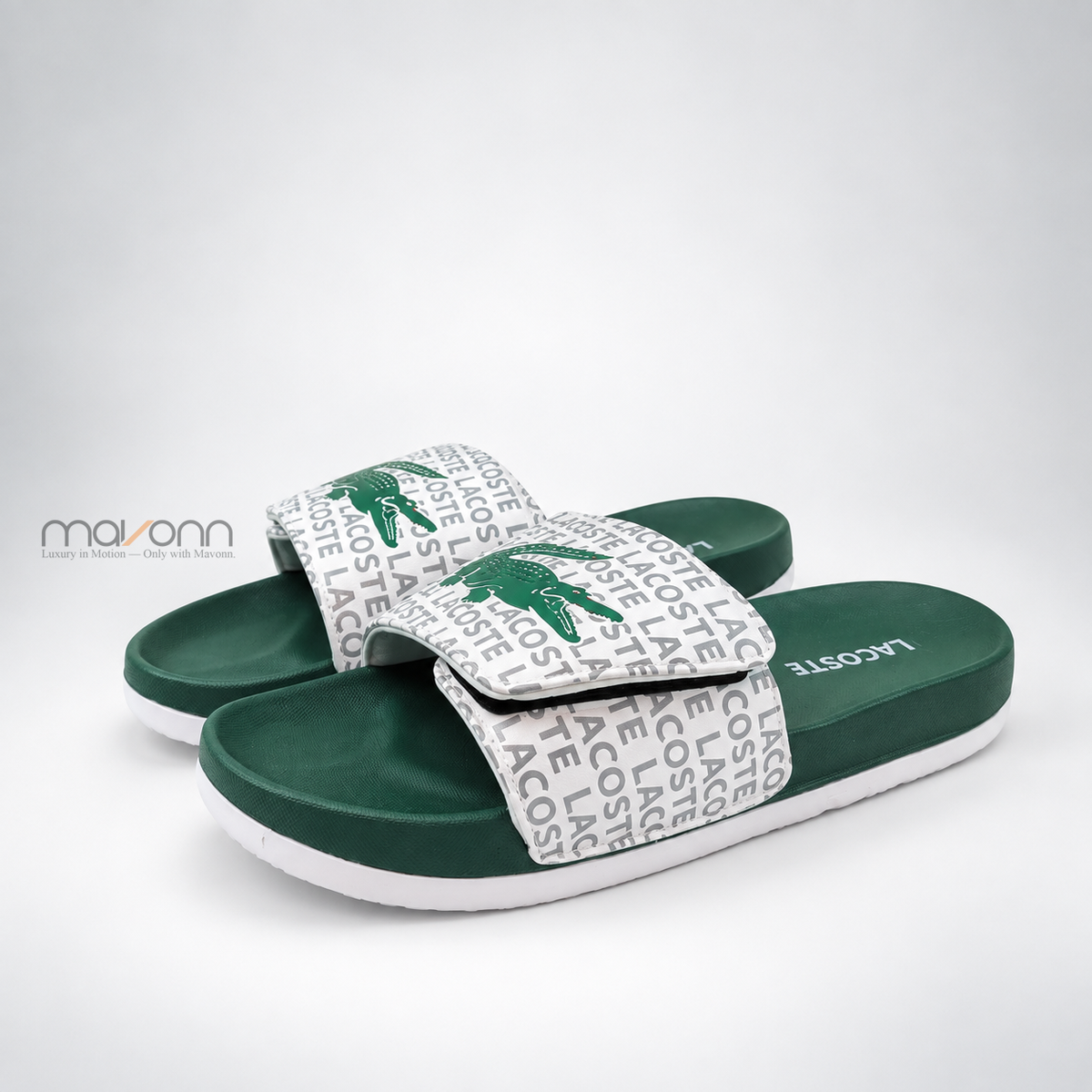 🐊 Mavonn Imported Slides — Lacoste Edition