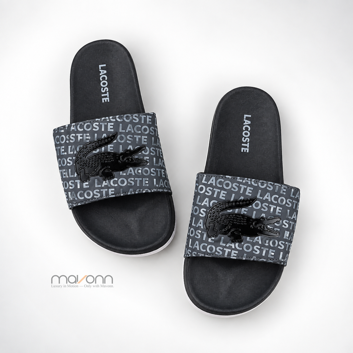🐊 Mavonn Imported Slides — Lacoste Edition