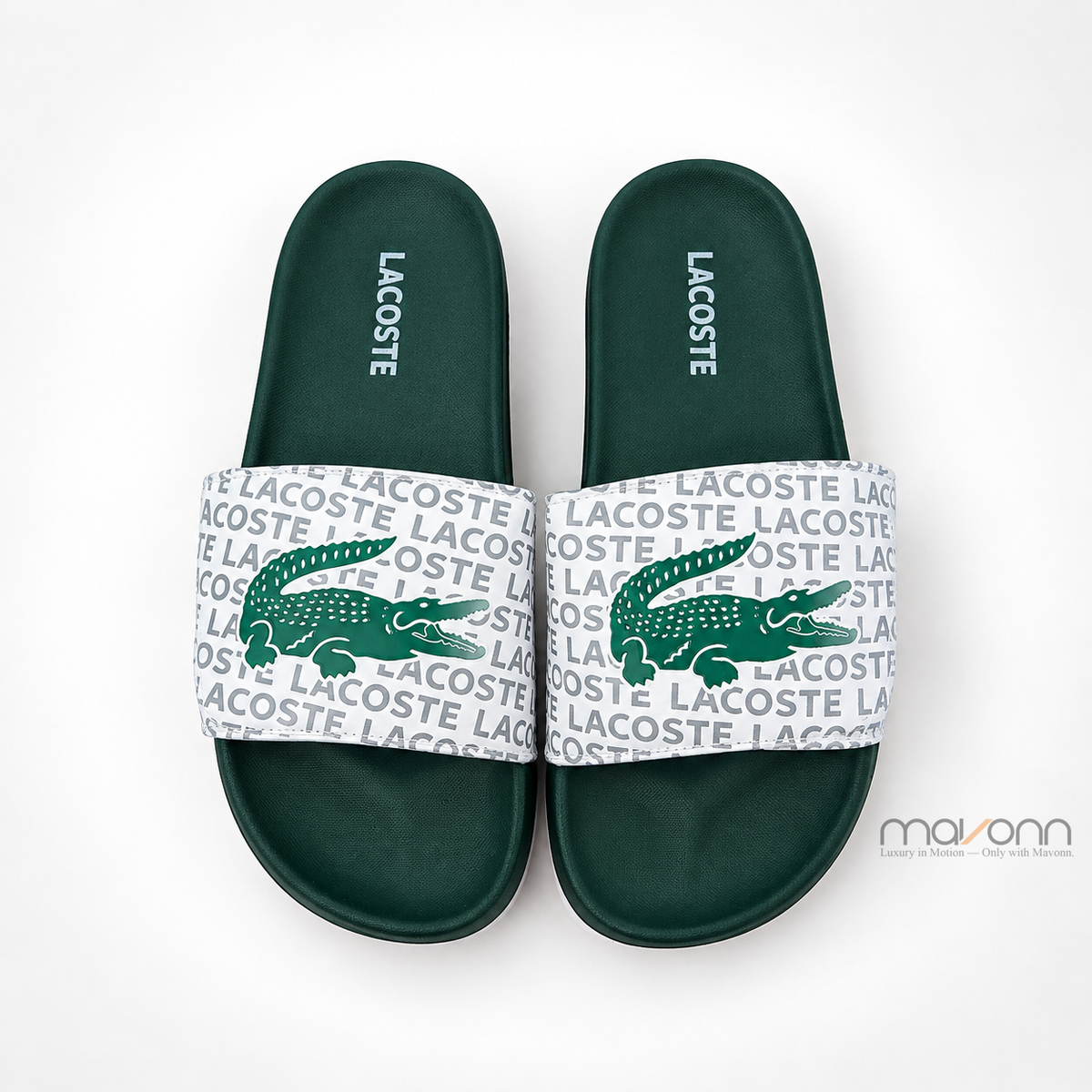 🐊 Mavonn Imported Slides — Lacoste Edition