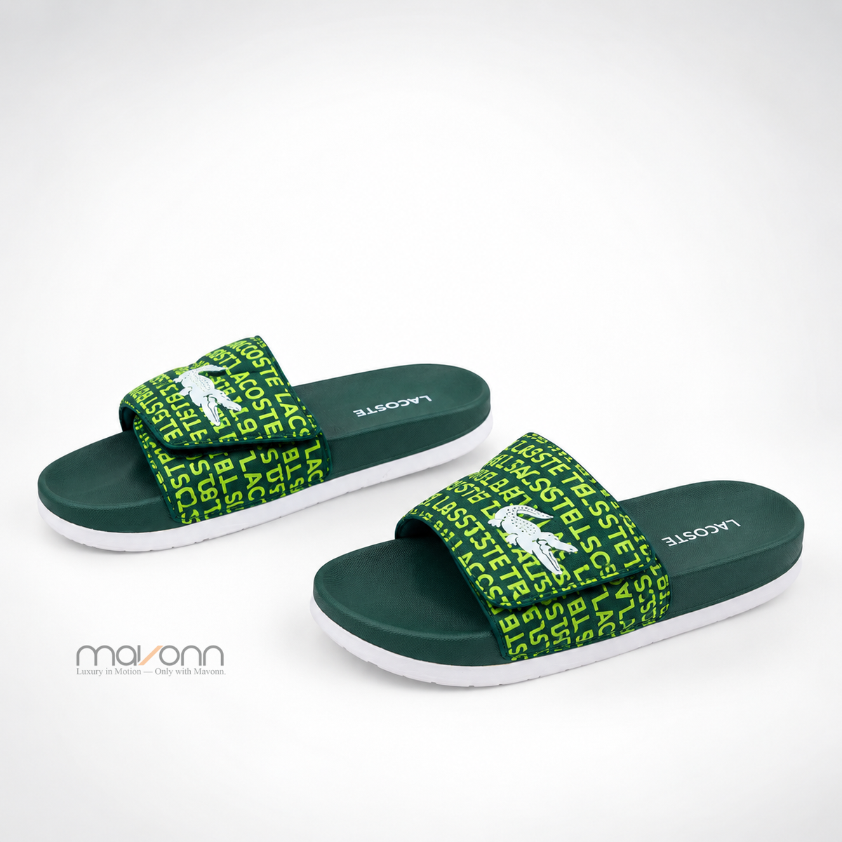 🐊 Mavonn Imported Slides — Lacoste Edition