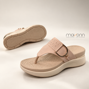 👡 Mavonn Royal Buckle Wedge