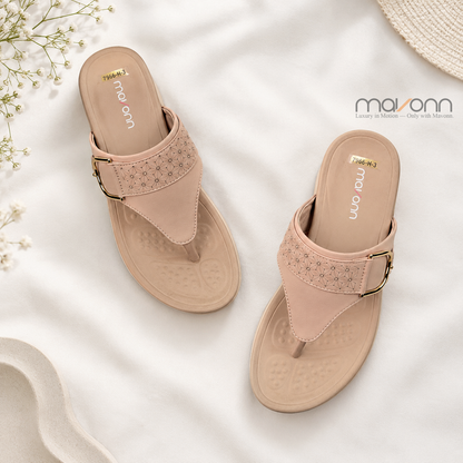👡 Mavonn Royal Buckle Wedge