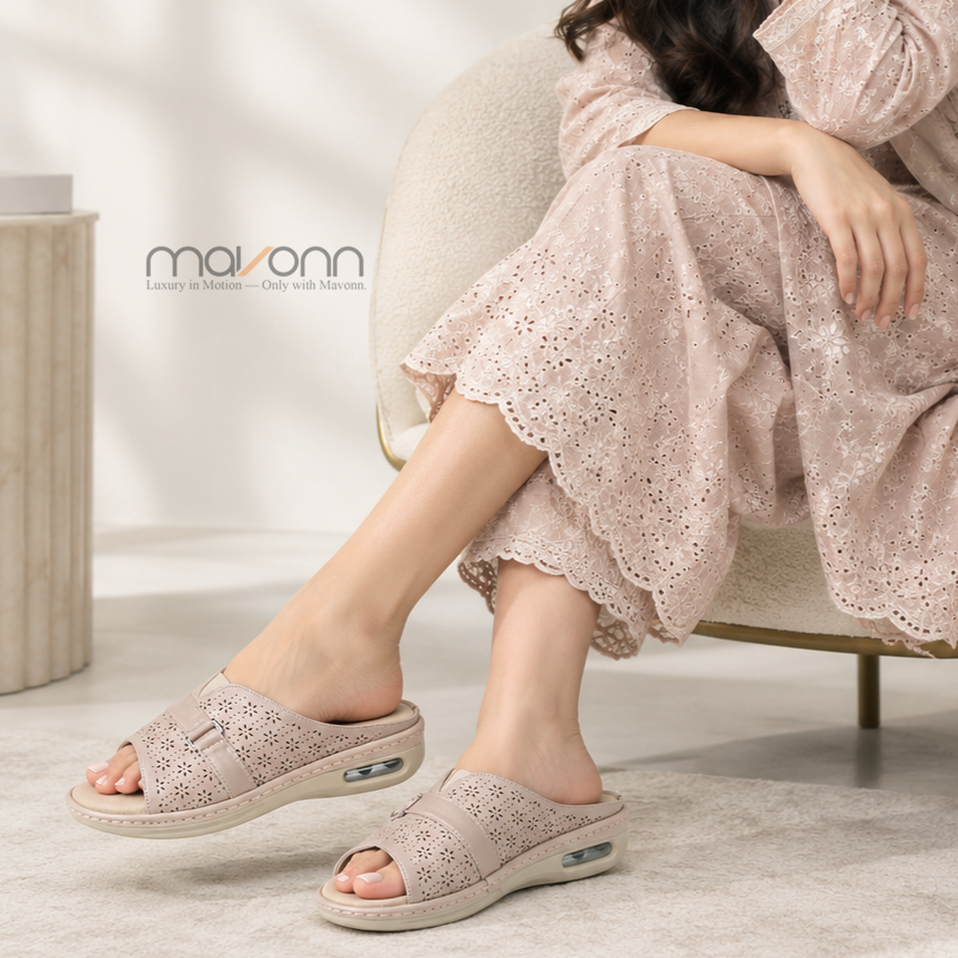 🌸 Mavonn Floral Comfort Sandal