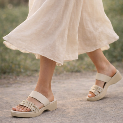 👡 Mavonn Comfort Wedge Slipper Sandal ✨