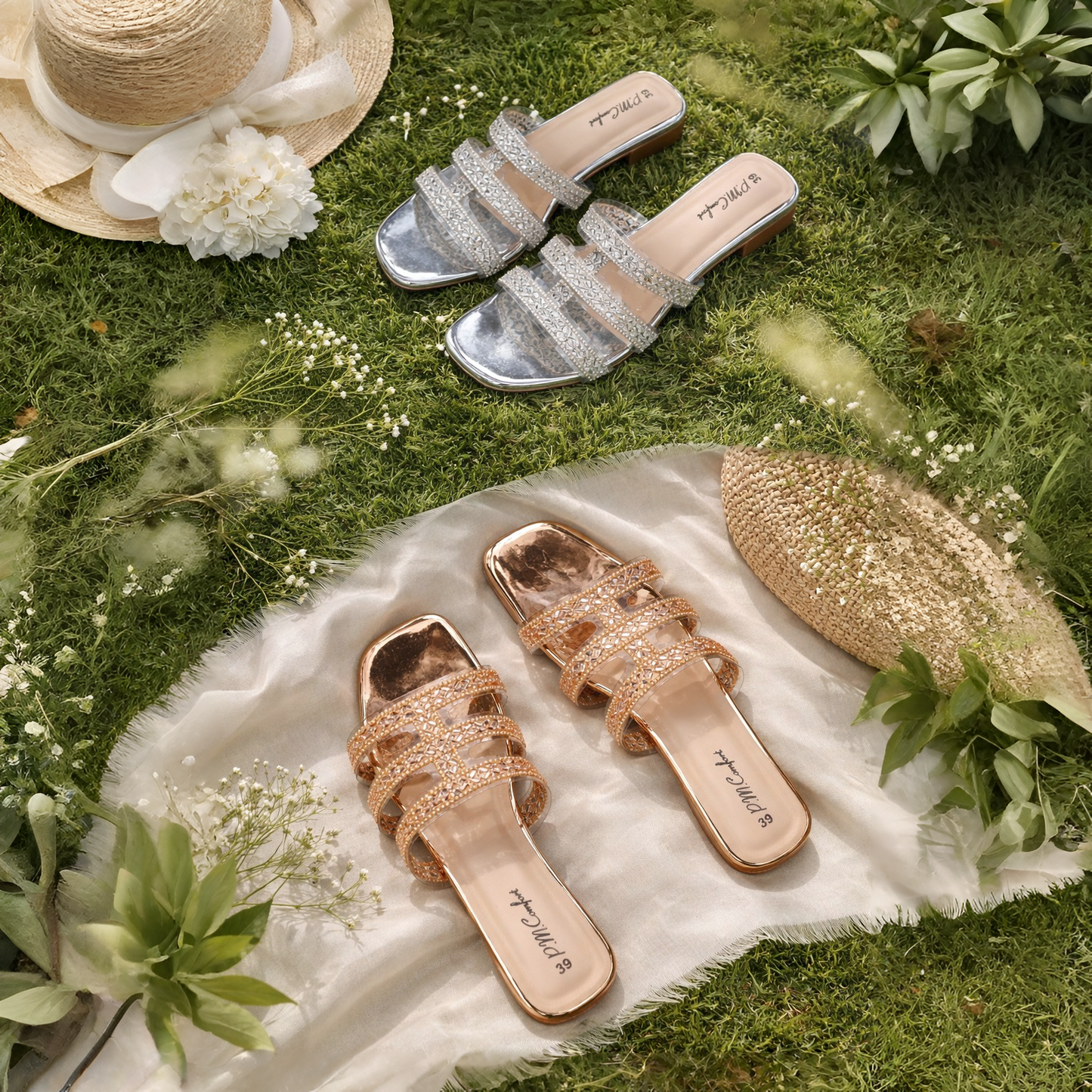 👡 Mavonn Crystal Luxe Slide ✨