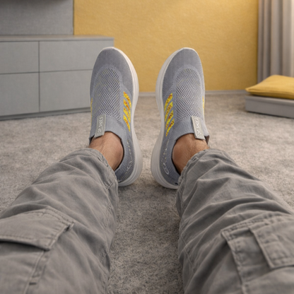 MeshKnit Runner Sneaker — Pattern Edition