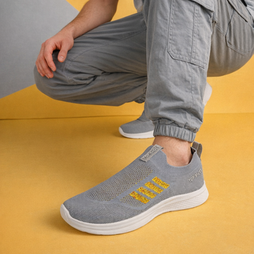 MeshKnit Runner Sneaker — Pattern Edition