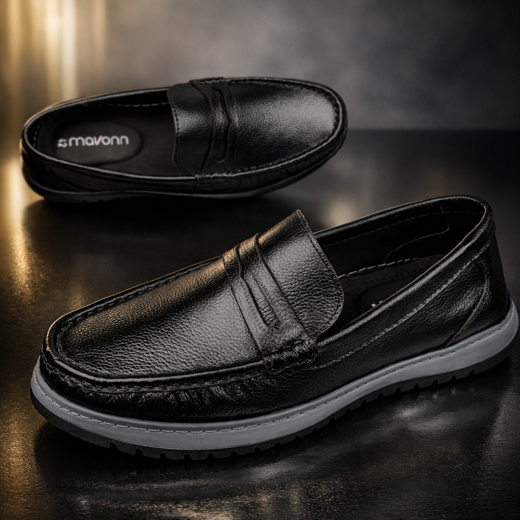 Mavonn RelaxFit Leather Loafer EVA Sole
