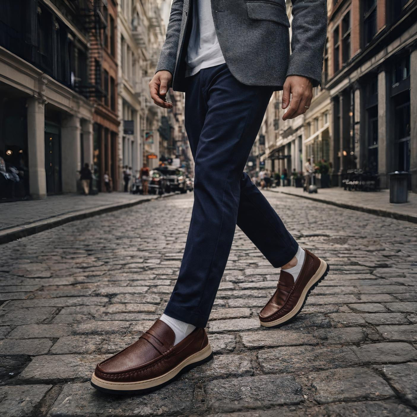 Mavonn RelaxFit Leather Loafer EVA Sole