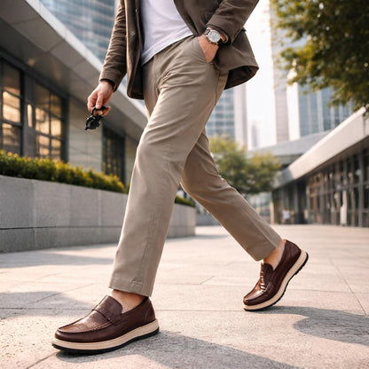 Mavonn RelaxFit Leather Loafer EVA Sole