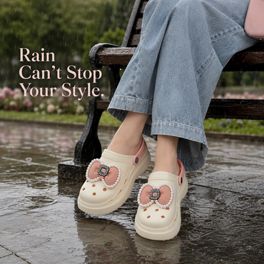 👡 Mavonn CloudStep Platform Clog Bow Edition