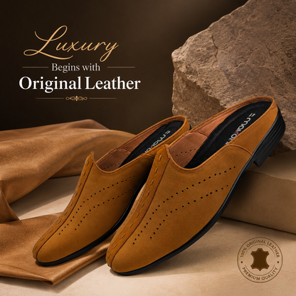 Mavonn Elite Leather Formal Mule 👞