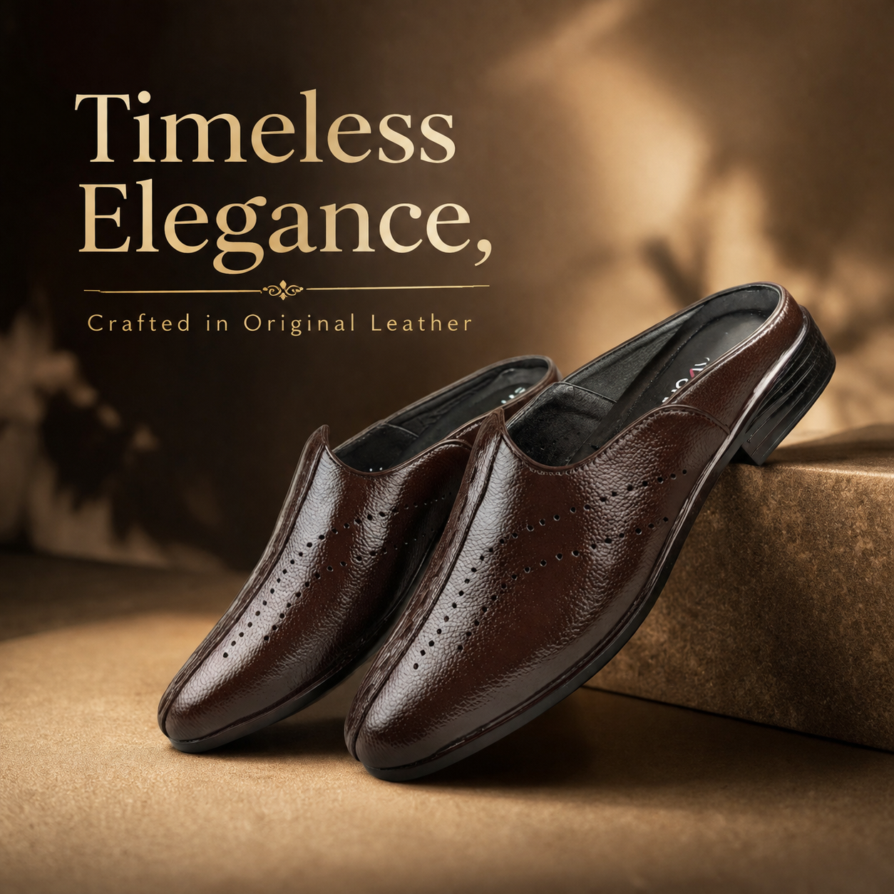 Mavonn Elite Leather Formal Mule 👞