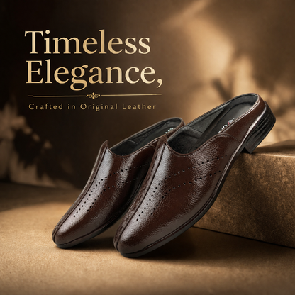 Mavonn Elite Leather Formal Mule 👞
