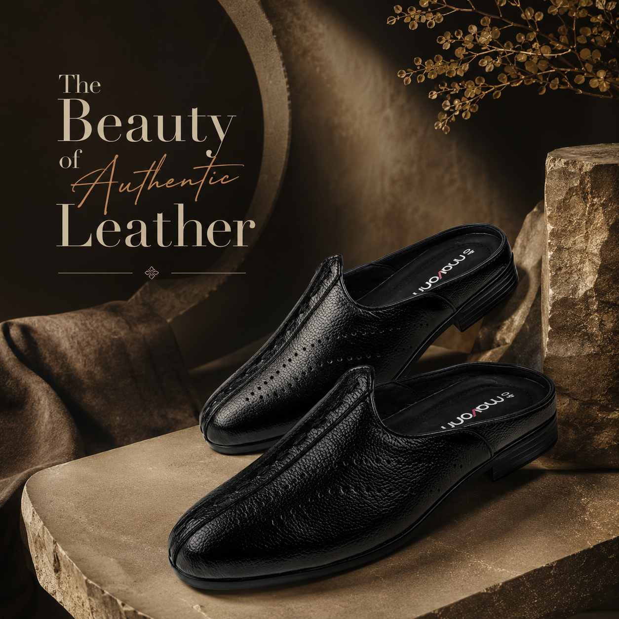 Mavonn Elite Leather Formal Mule 👞