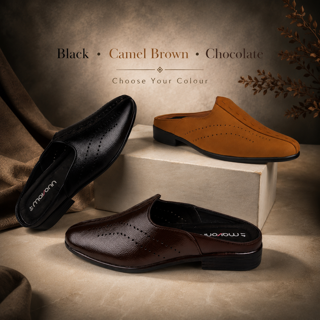 Mavonn Elite Leather Formal Mule 👞