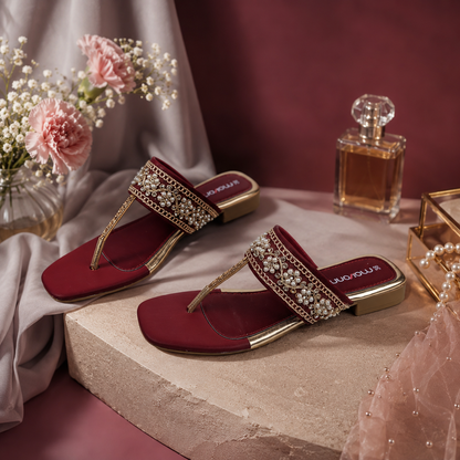 👡 Mavonn Pearl Royale Flats ✨