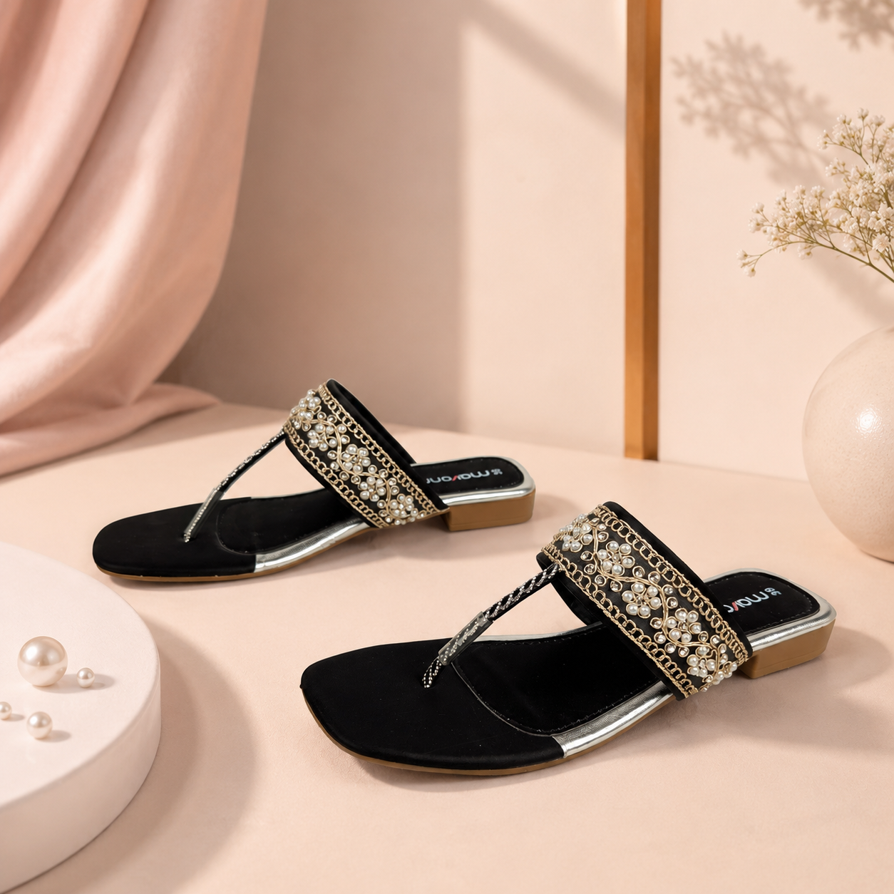 👡 Mavonn Pearl Royale Flats ✨