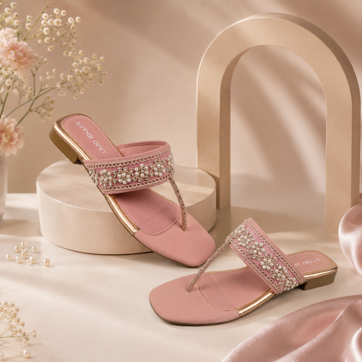 👡 Mavonn Pearl Royale Flats ✨