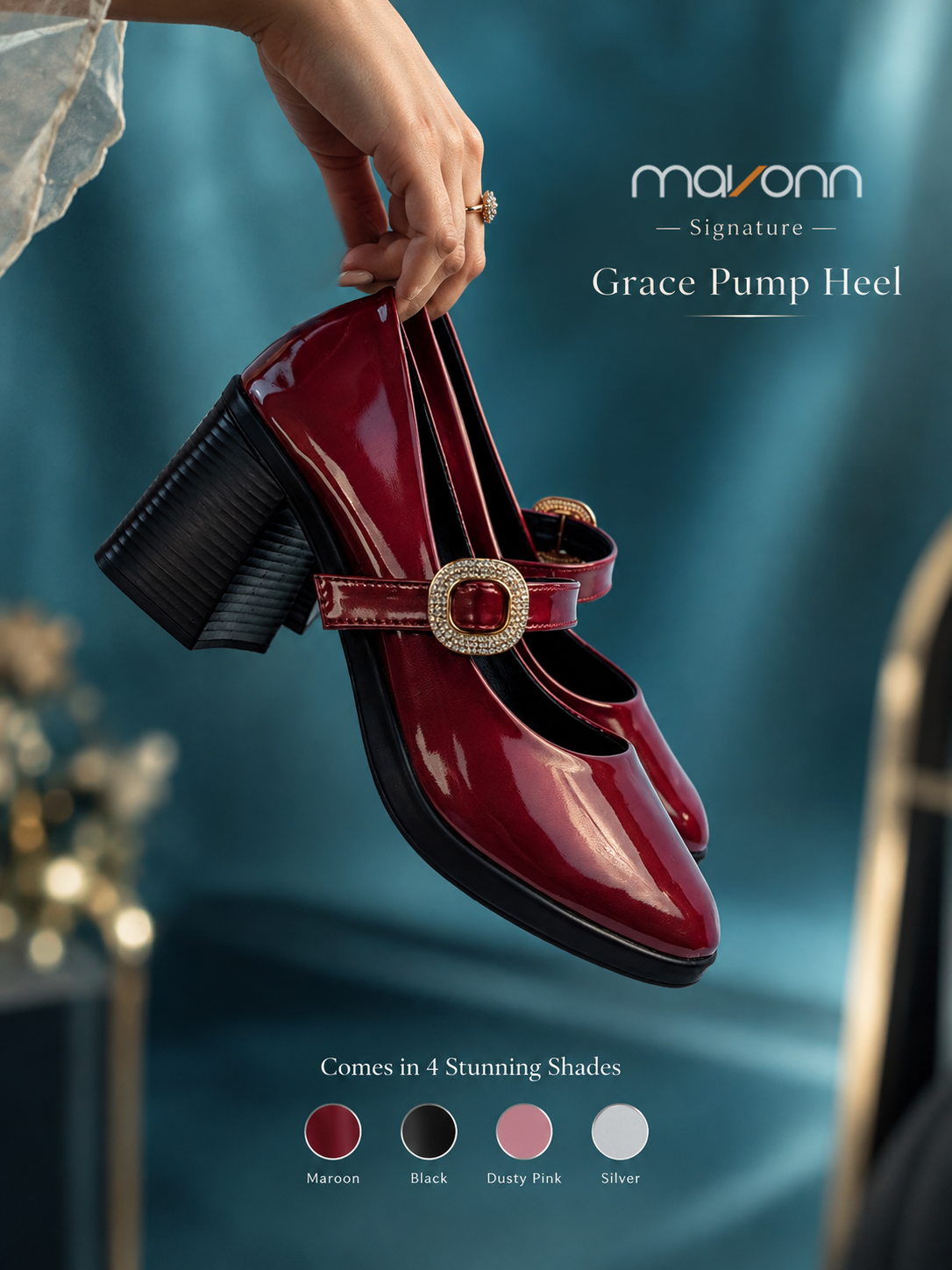 👠 Mavonn Signature Grace Pump Heels