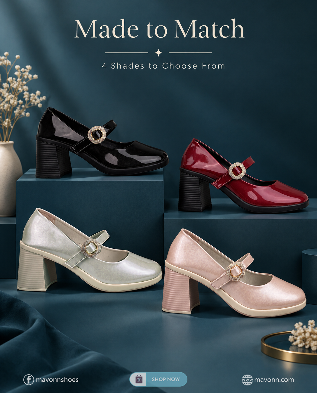 👠 Mavonn Signature Grace Pump Heels