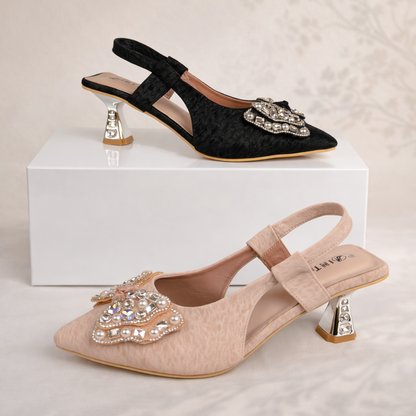 Mavonn Butterfly Crown Heel 👠✨