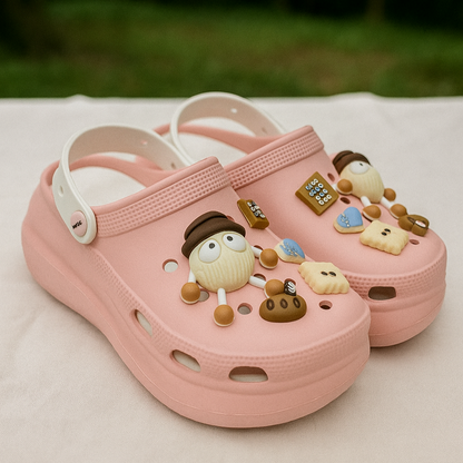 Women Cookie Charm Crocs