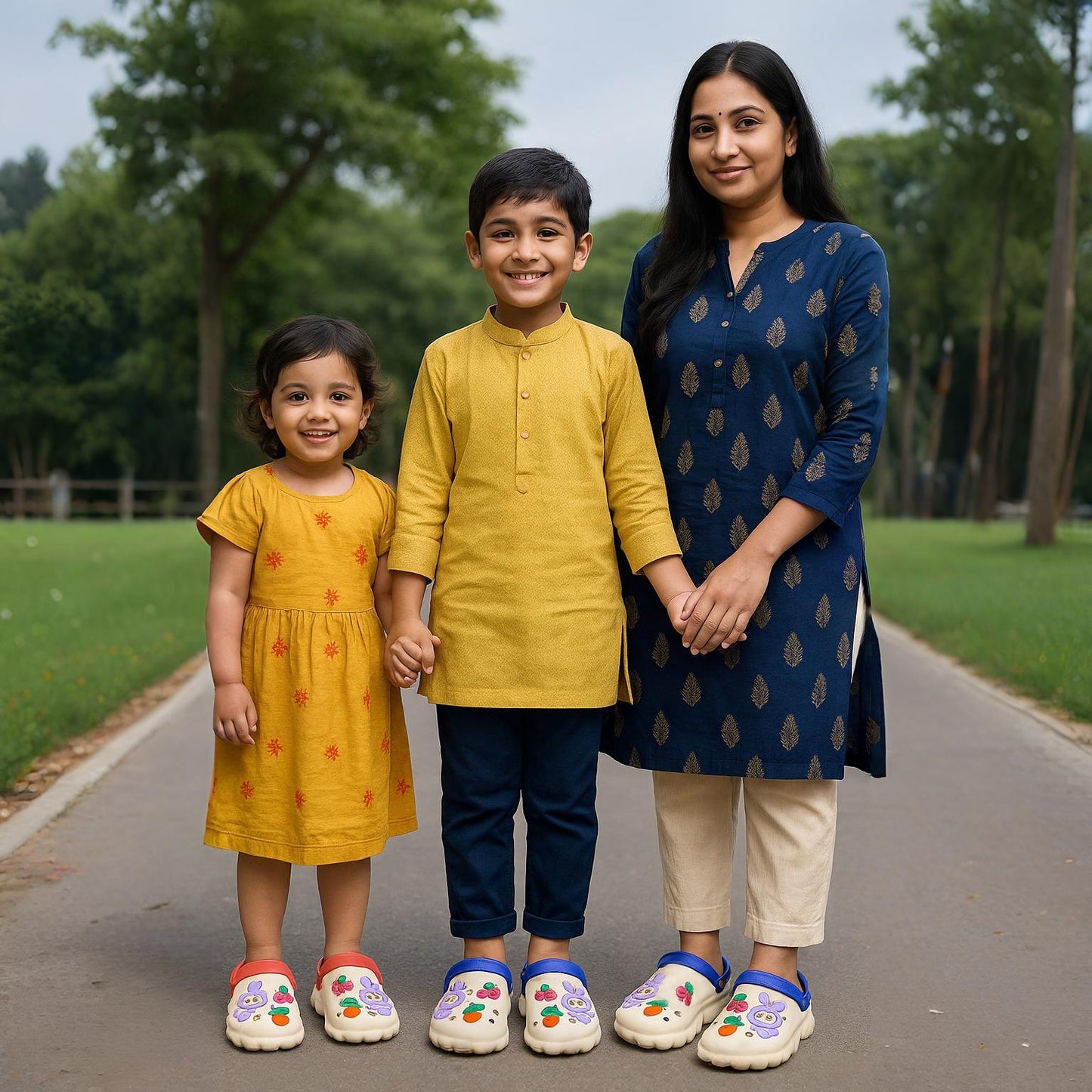 Kids Bunny Garden Clogs