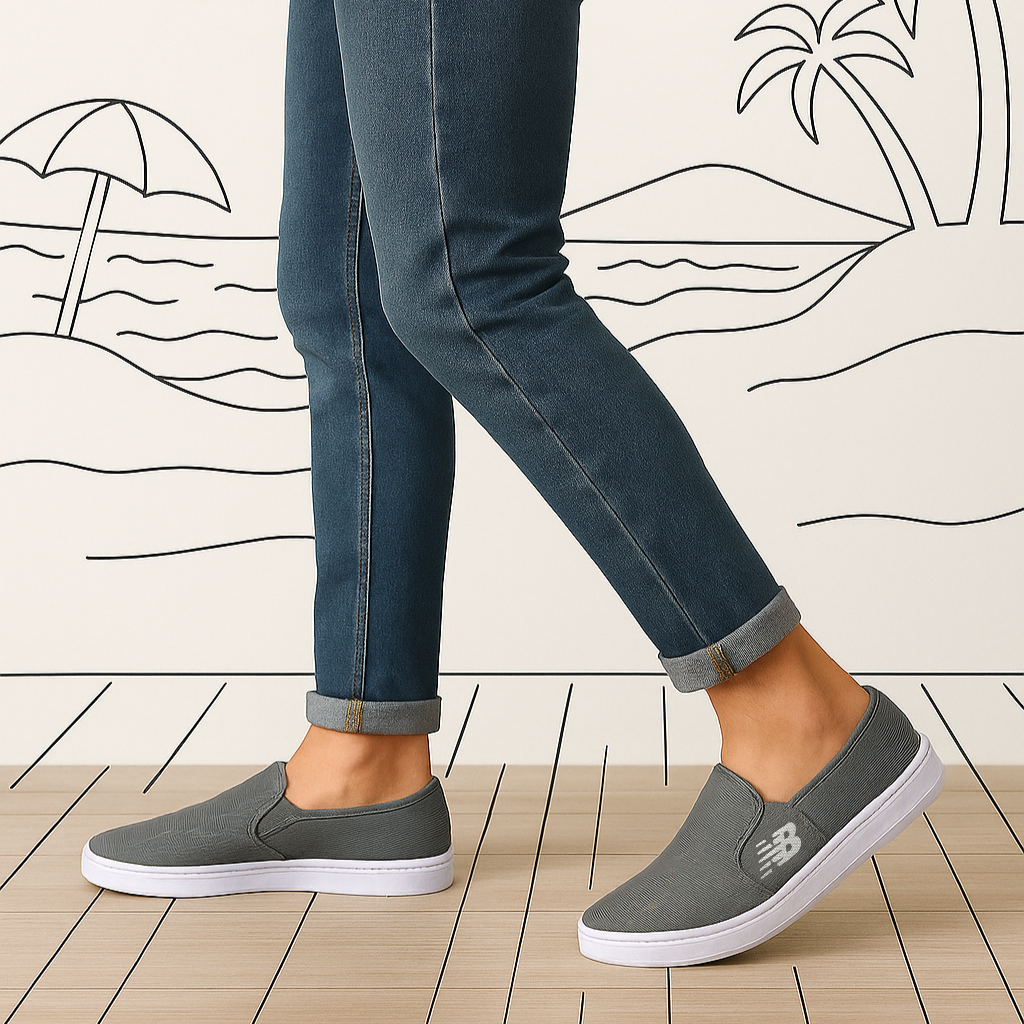 NB Plain Fabric Slip-On
