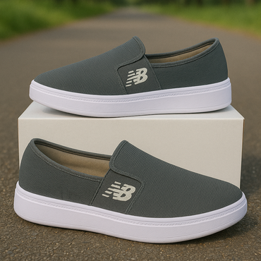 Mavonn Plain Fabric Slip-On
